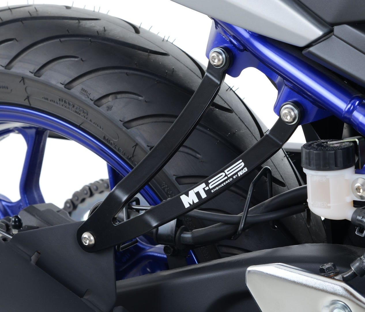EXHAUST HANGER BLK YAM MT-25