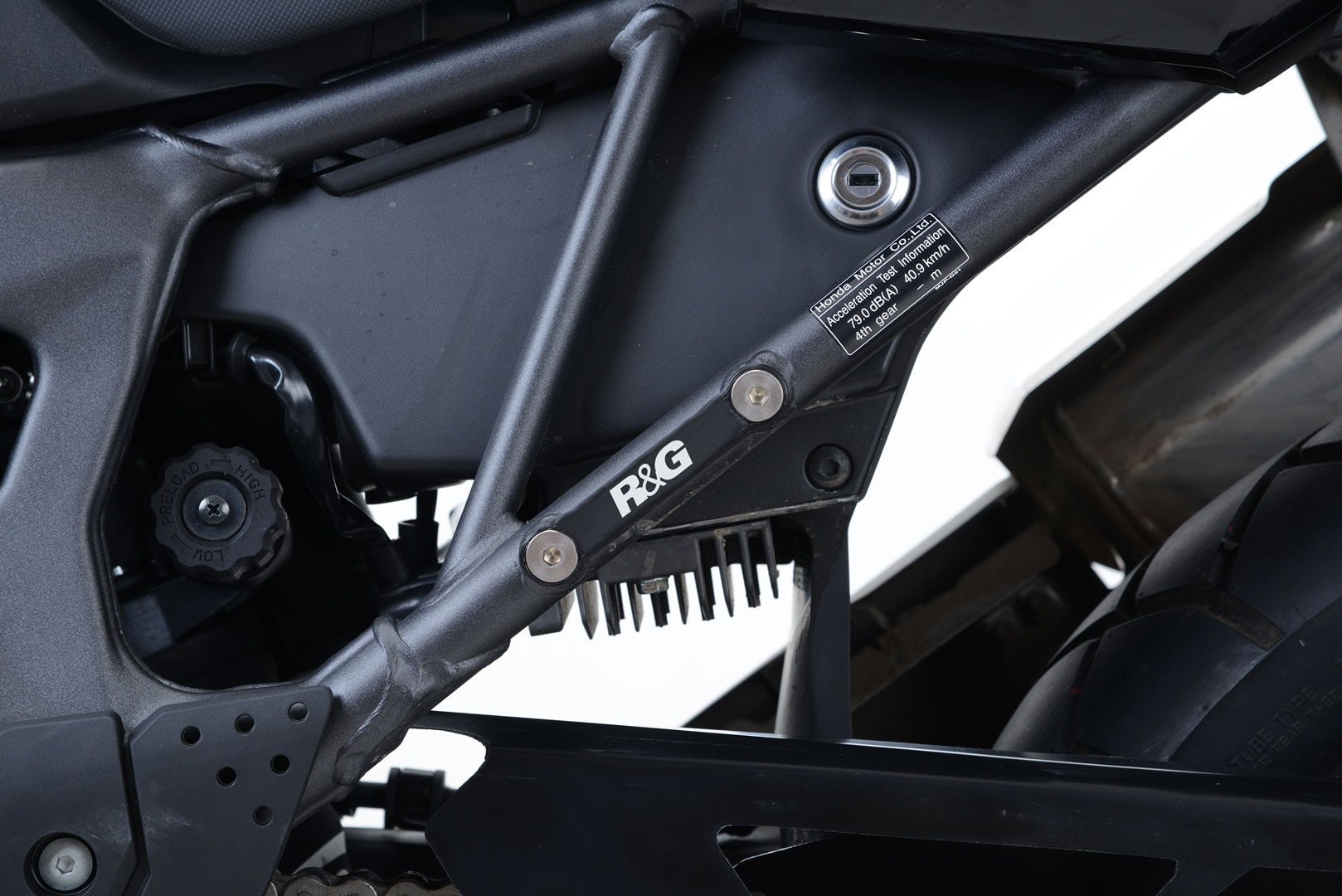 R/F/PLATES(BLK)CRF1000L A/TWIN