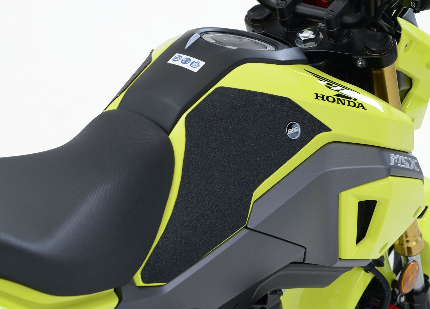 Honda MSX125 (Grom) 2016- Traction Grips : Clear 2-Grip Kit
