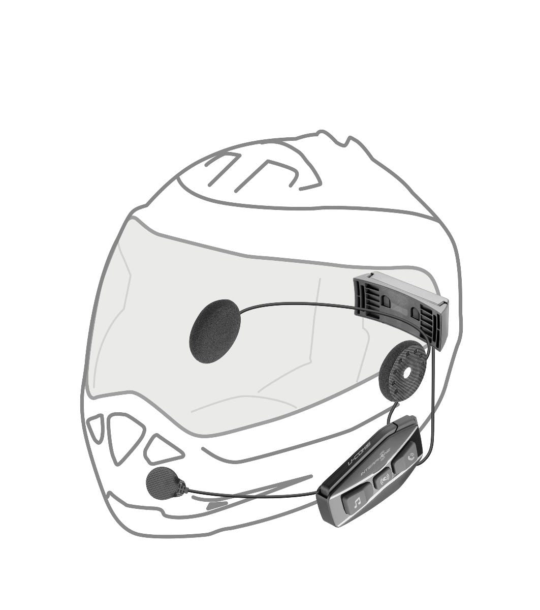 INTERPHONE UCOM16 BLUETOOTH TWINPACK (NLA1024)