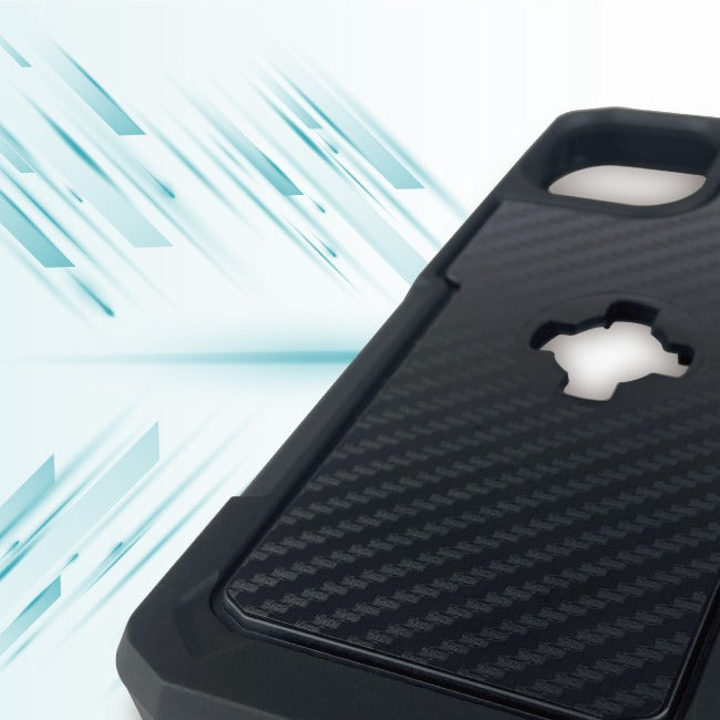 iPhone 13 Pro X-Guard Case Carbon Fibre + Infinity Mount