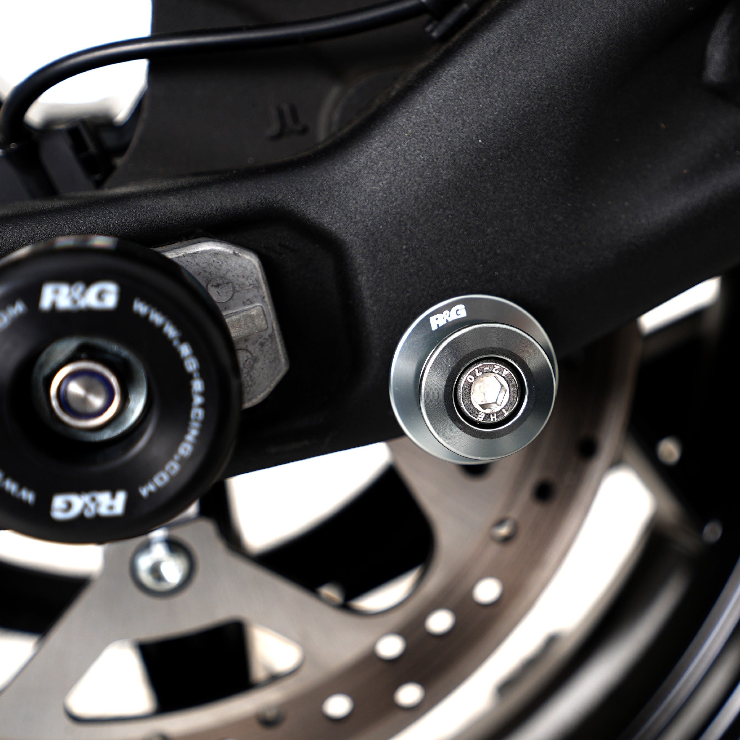R&G Elevation series Paddock Stand Bobbins-TITANIUM