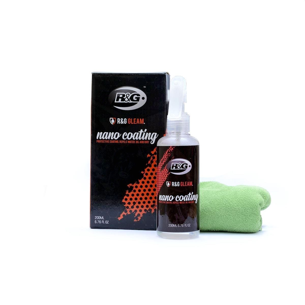 R&G Nano Coating spray (200ml), with microfibre cloth
