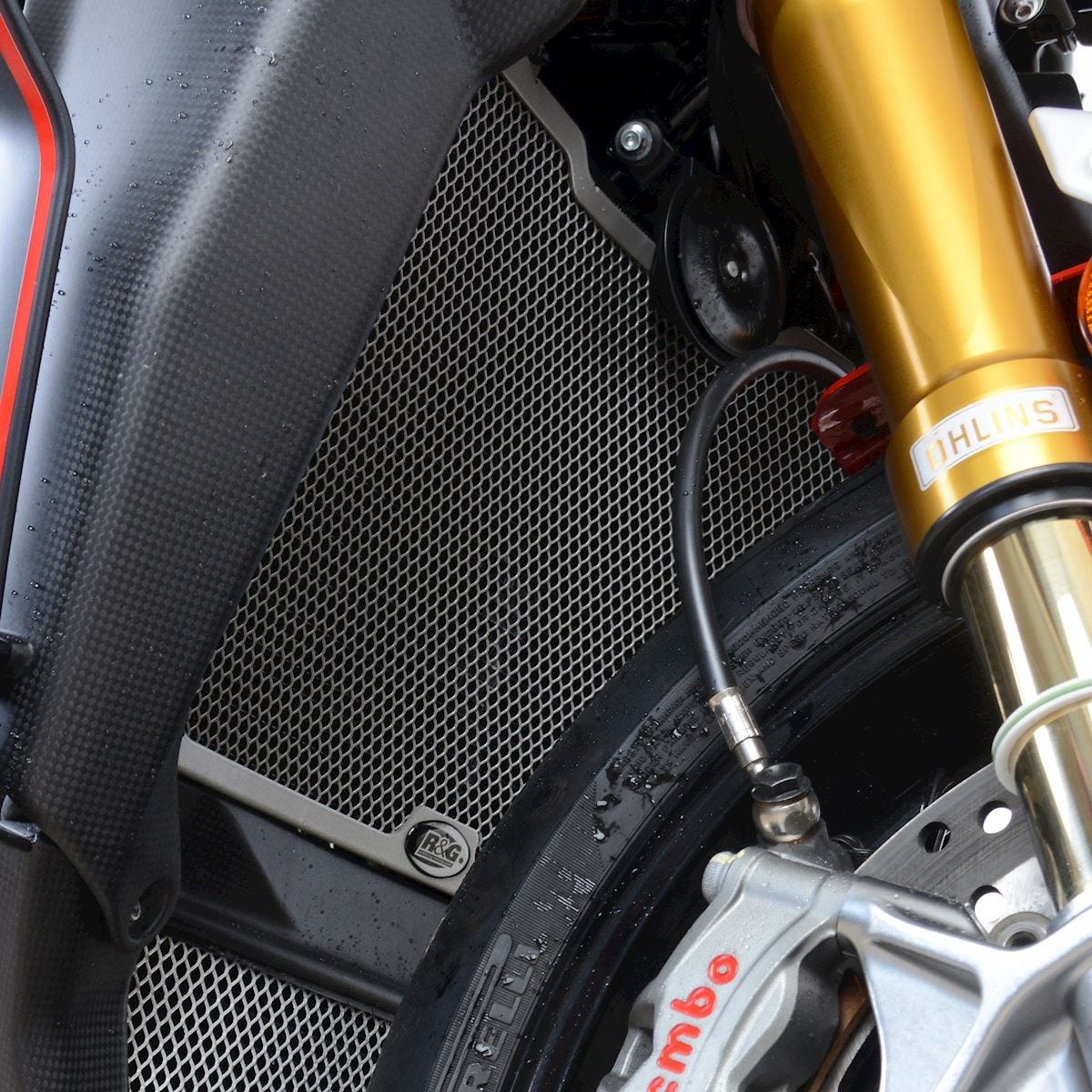 Radiator Guard BLACK - MV Agusta Brutale 1000RR / Oro '20-