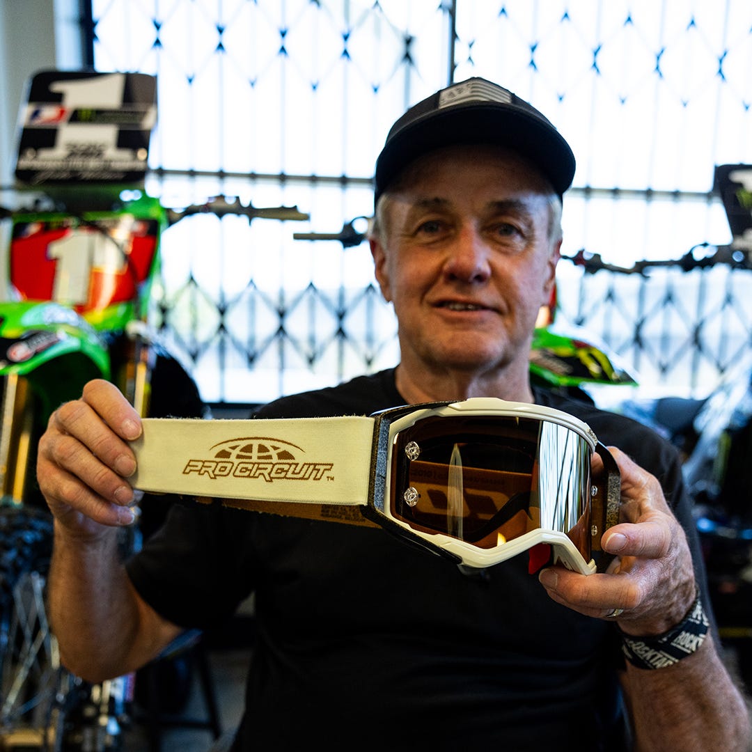 SCOTT Prospect Pro Circuit AMP Goggle - beige/brown | gold chrome lens