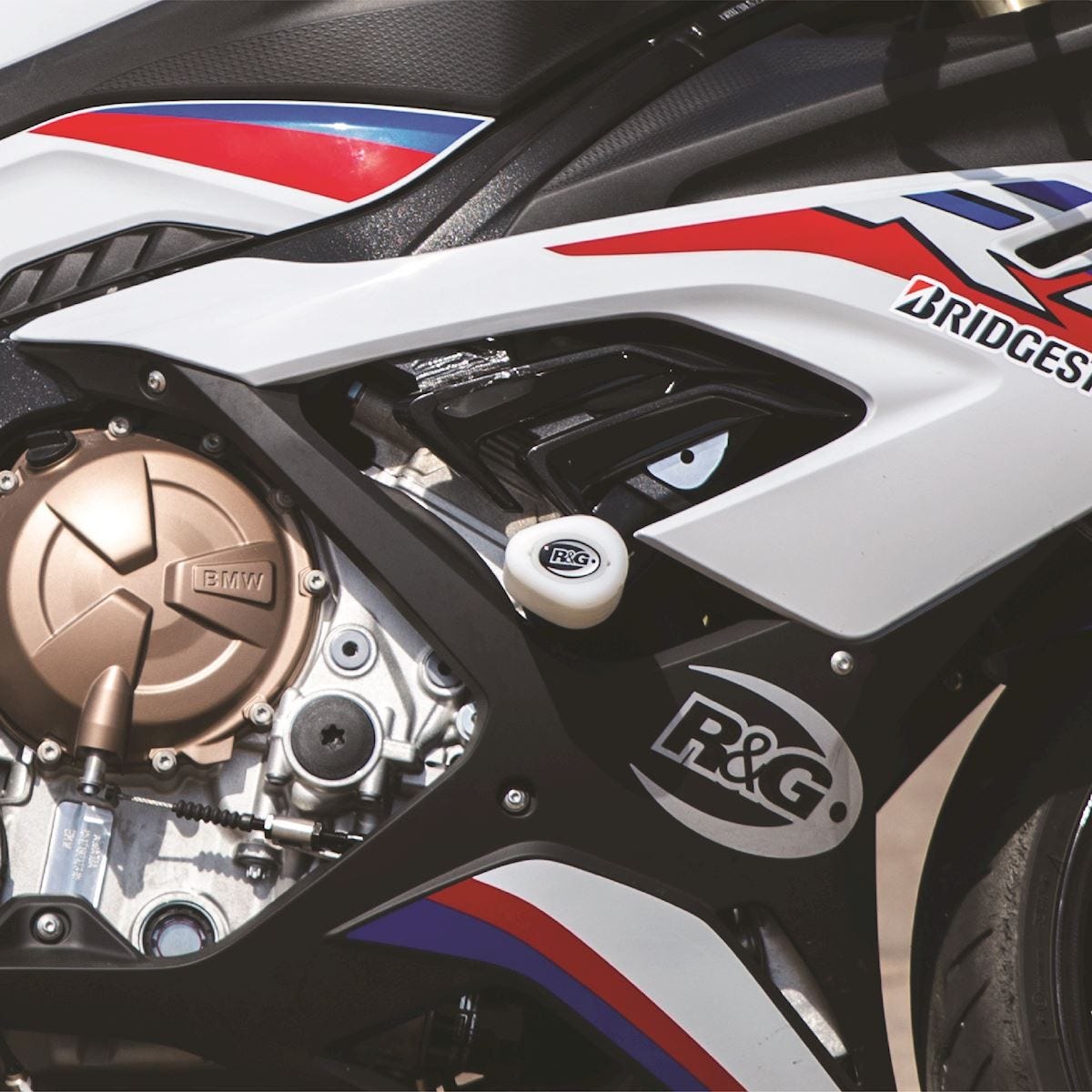 CRASH PROTECTORS -AERO BMW S1000RR '19- BLK (RACE)