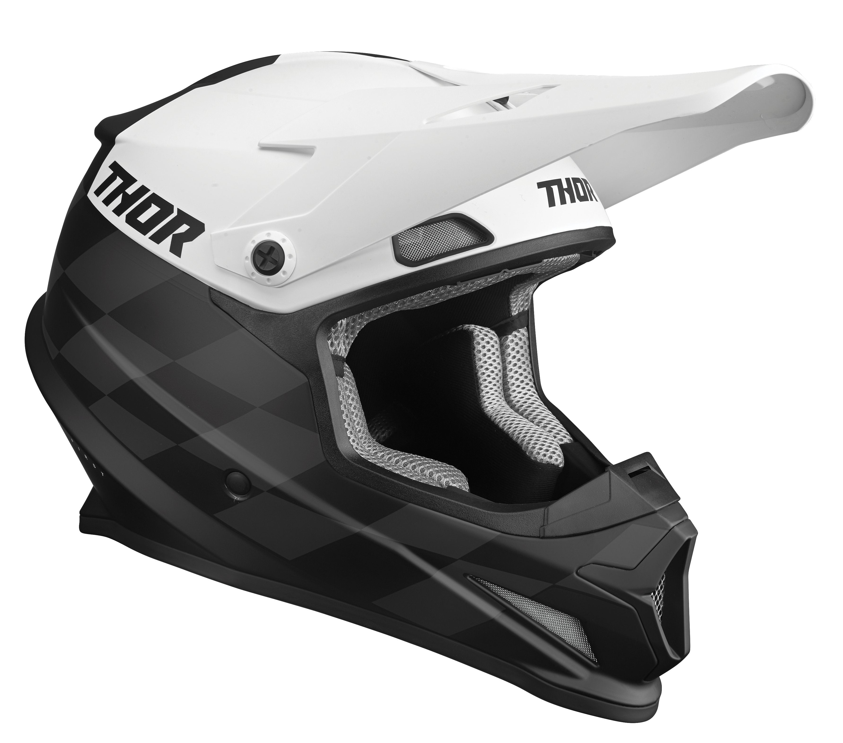 Helmet Sector Birdrock Black/White – XS 0110-7352