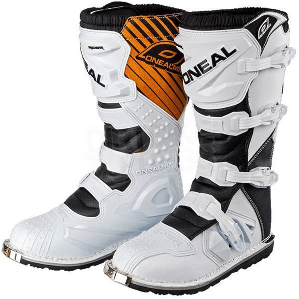 ONEAL RIDER BOOTS WHT/BLK (14 - 48) #