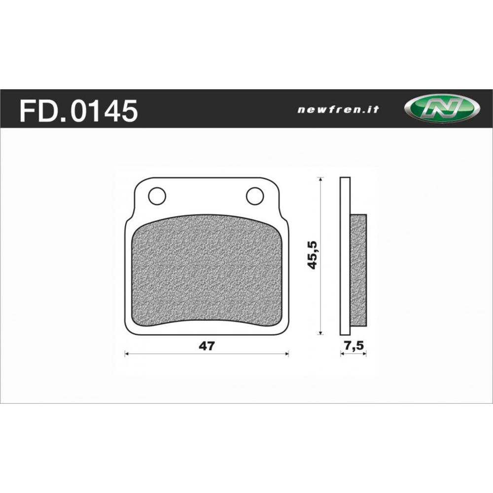 Newfren Brake Pads - Off Road ATV Organic