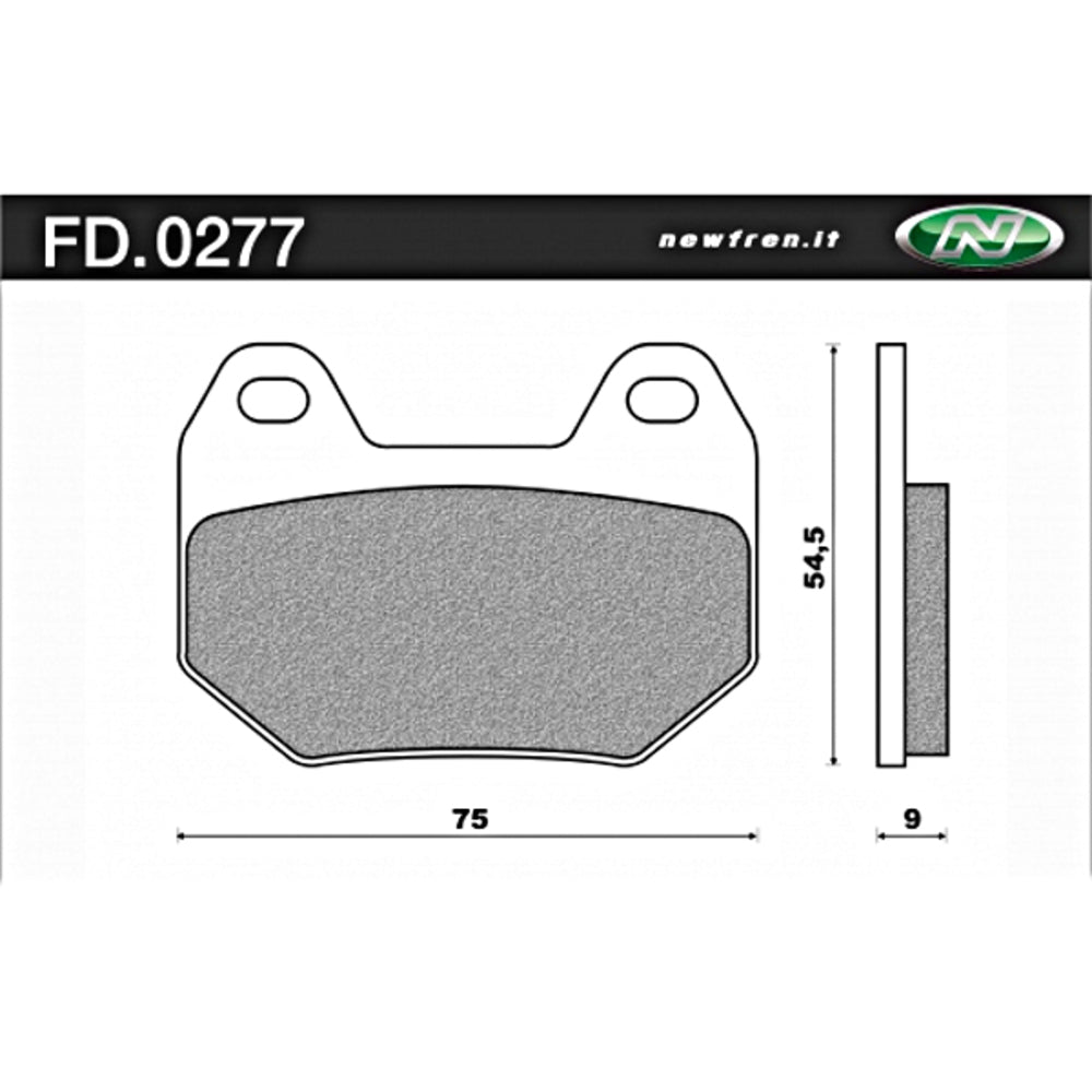 Newfren Brake Pads - Touring Organic