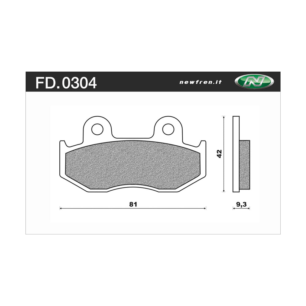 Newfren Brake Pads - Scooter Elite Sintered