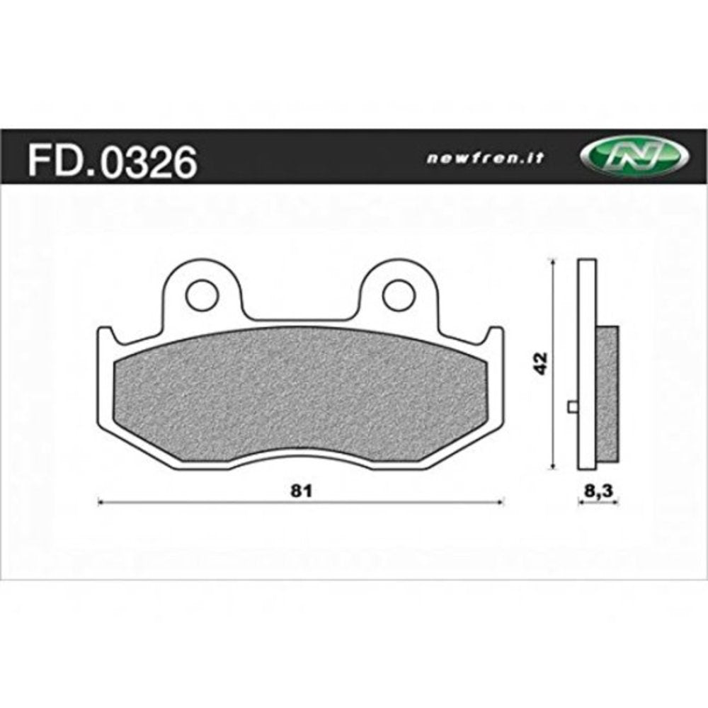 Newfren Brake Pads - Scooter Elite Organic