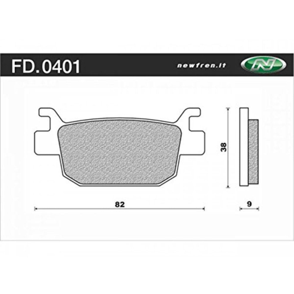 Newfren Brake Pads - Scooter Touring Organic