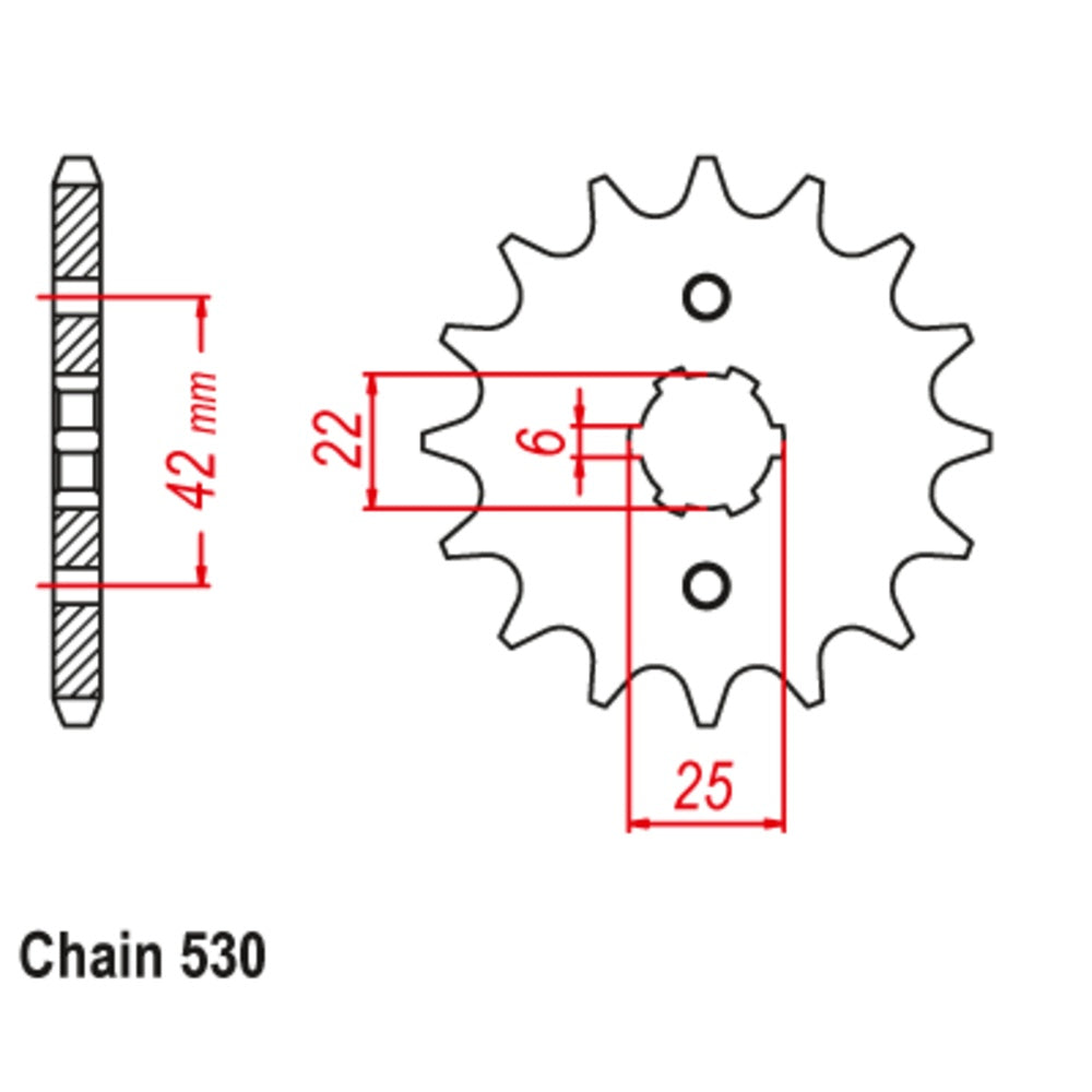 15T Honda Front Sprocket (278)