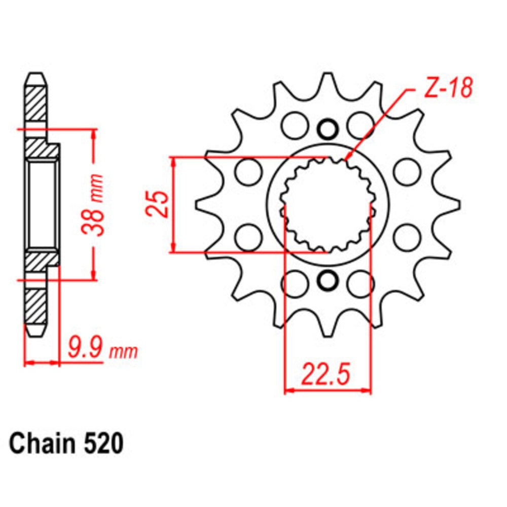 13T BMW Front Sprocket (403)