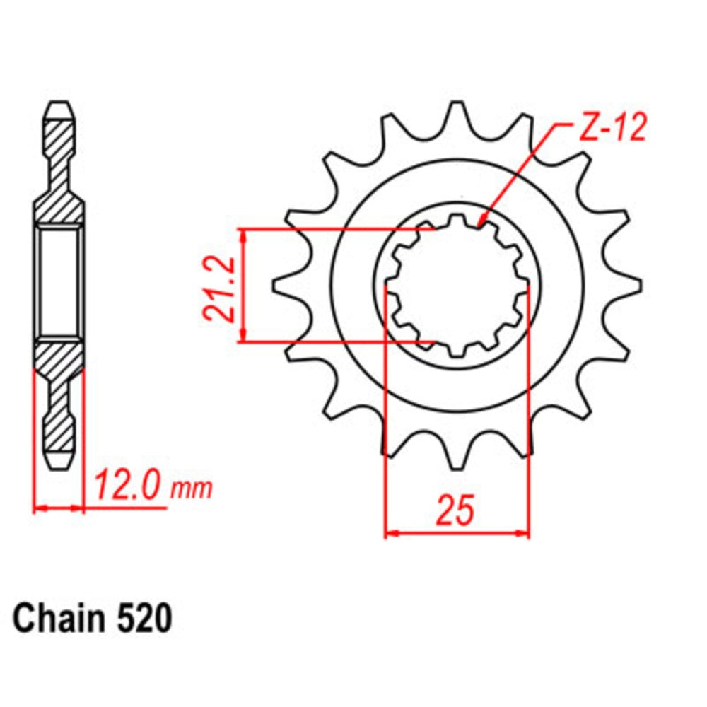13T Husqvarna Front Sprocket (823)