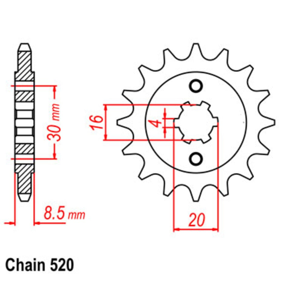 13T Husqvarna Front Sprocket (718)