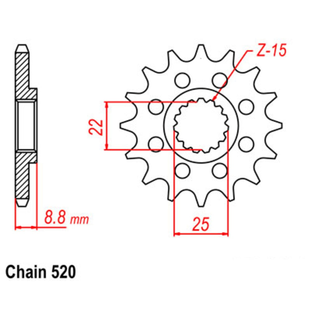 13T KTM Front Sprocket (1901)