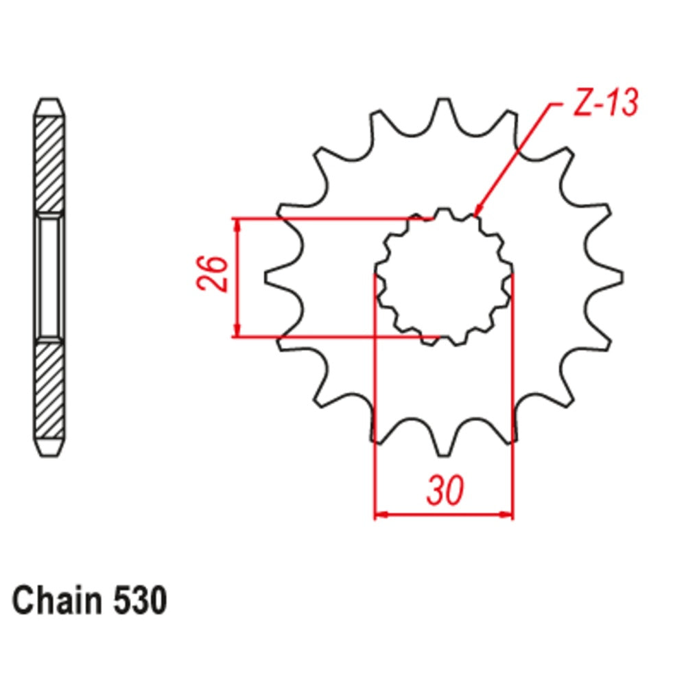 18T Triumph Front Sprocket (1180)