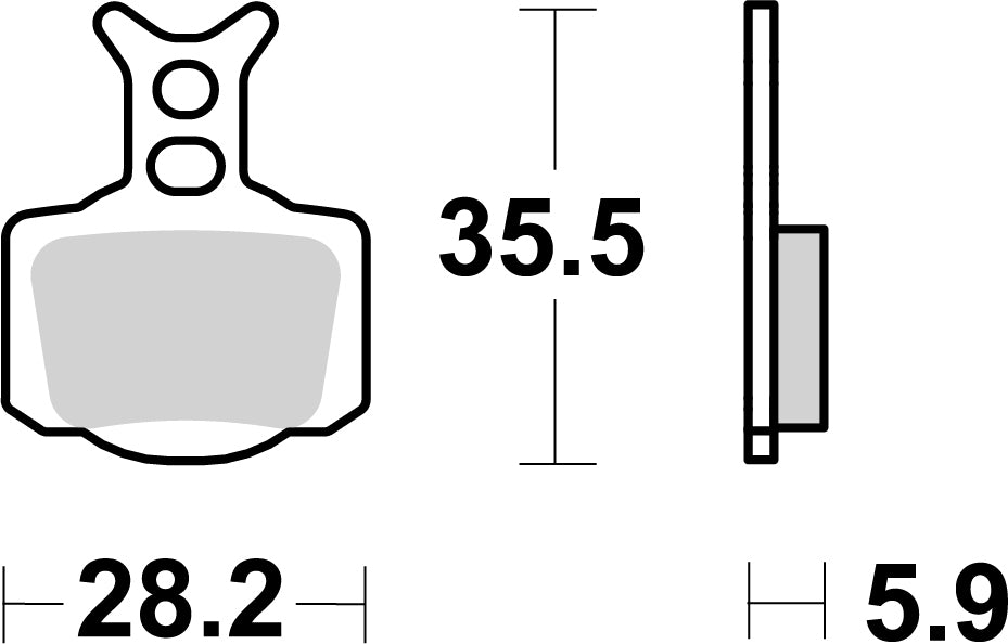SBS FRICTION - Sinter Front / Rear Off Road Brake Pads - 1006SI-
