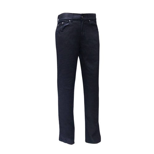 #BULL-IT MENS OIL SKIN SR6 JEANS BLK LONG (42)