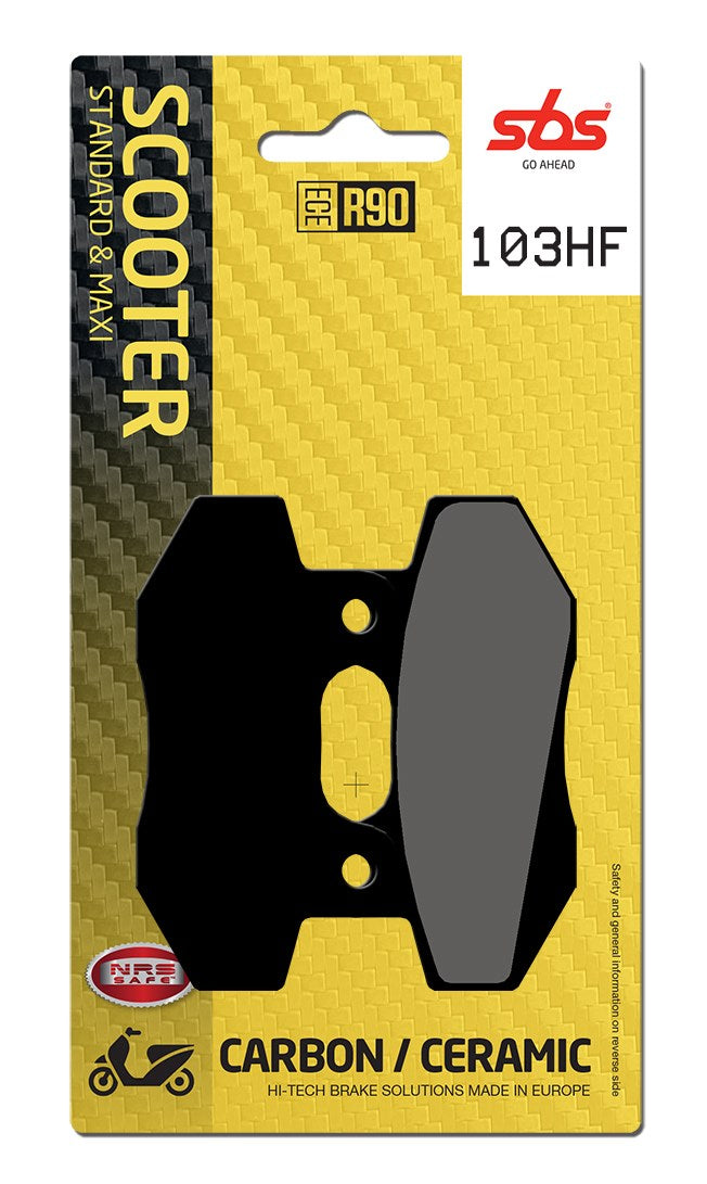 SBS FRICTION - Ceramic Front / Rear Scooter Brake Pads (SBS 551) - 103HF-