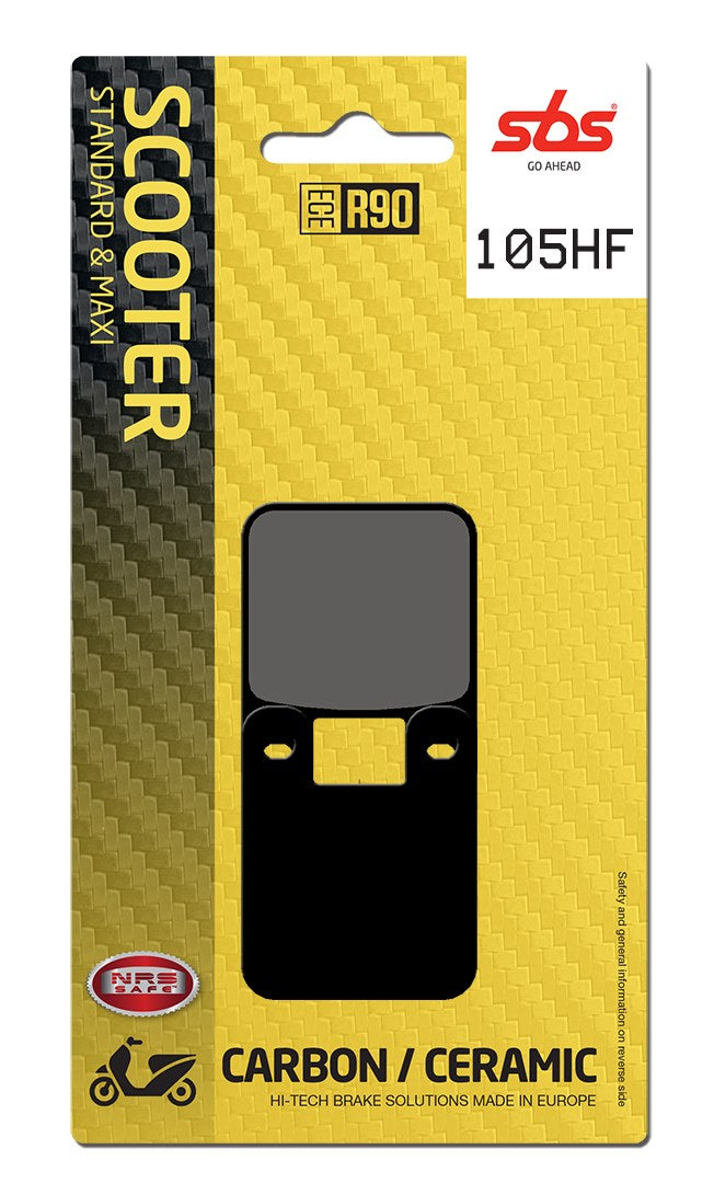 SBS FRICTION - Ceramic Front / Rear Scooter Brake Pads (SBS 559) (188 WITH SPRINGS) - 105HF-