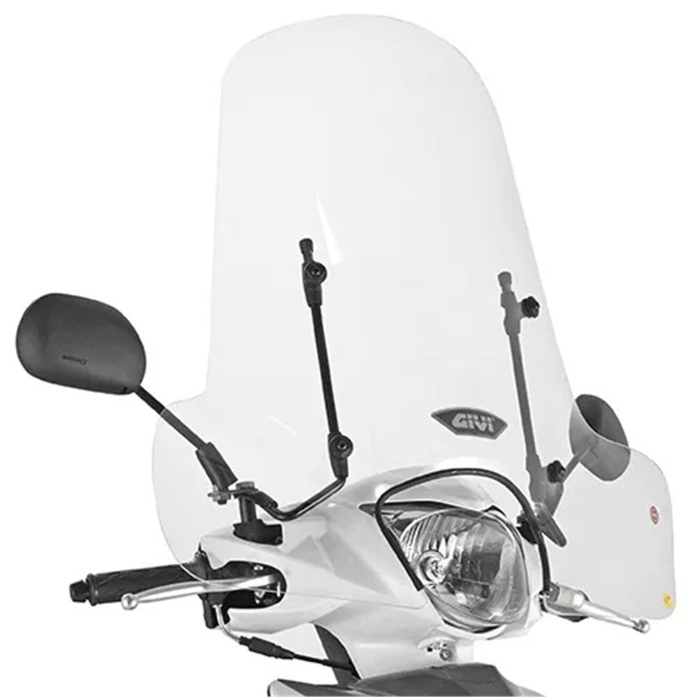 GIVI SCREEN ONLY - PIAGGIO/SUZUKI/SYM (NEEDS FITTING KIT)