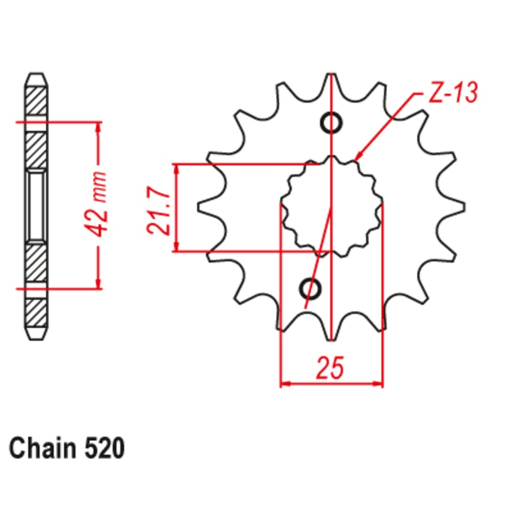 13T Supersprox Stealth Front Spkt (436/565)