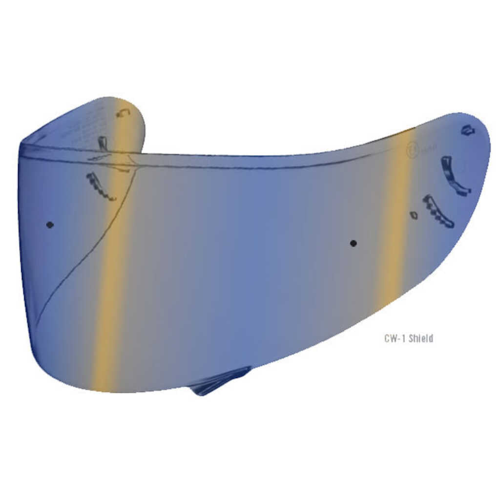 Spare Part - Shoei Visor - BLUE SPECTRA