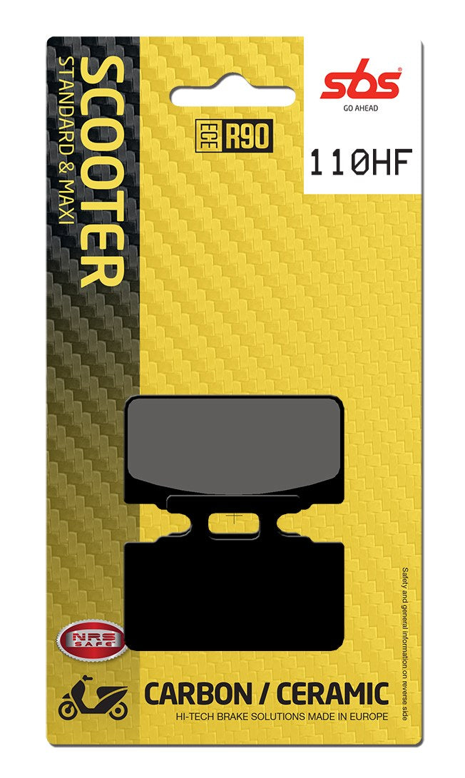 SBS FRICTION - Ceramic Front Scooter Brake Pads (SBS 618) - 110HF-