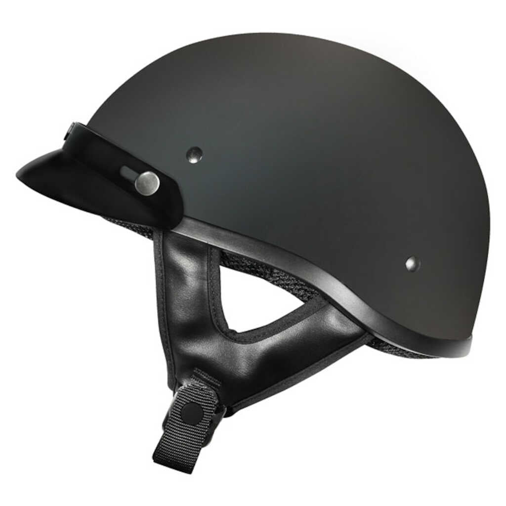 M2R Rebel Shorty Helmet - MATT BLACK