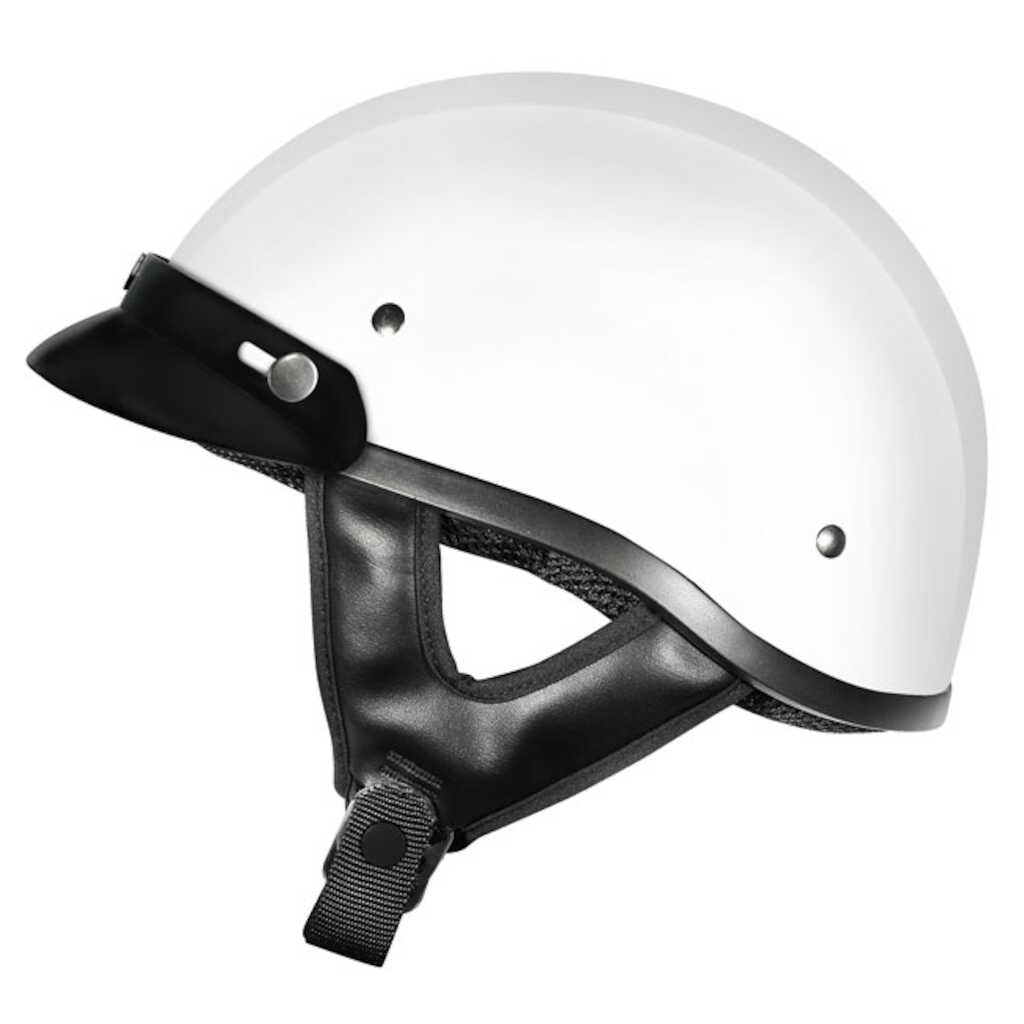 M2R Rebel Shorty Helmet - WHITE