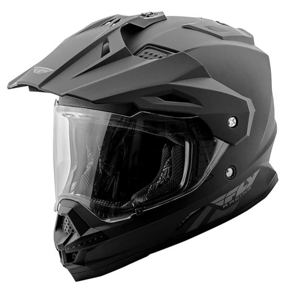 Fly Racing Trekker Helmet - MATTE BLACK