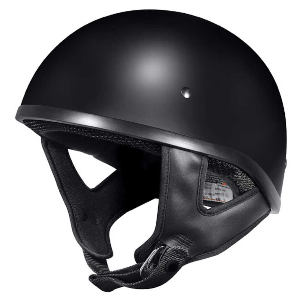 M2R Rebel Shorty Helmet - SEMI FLAT BLACK