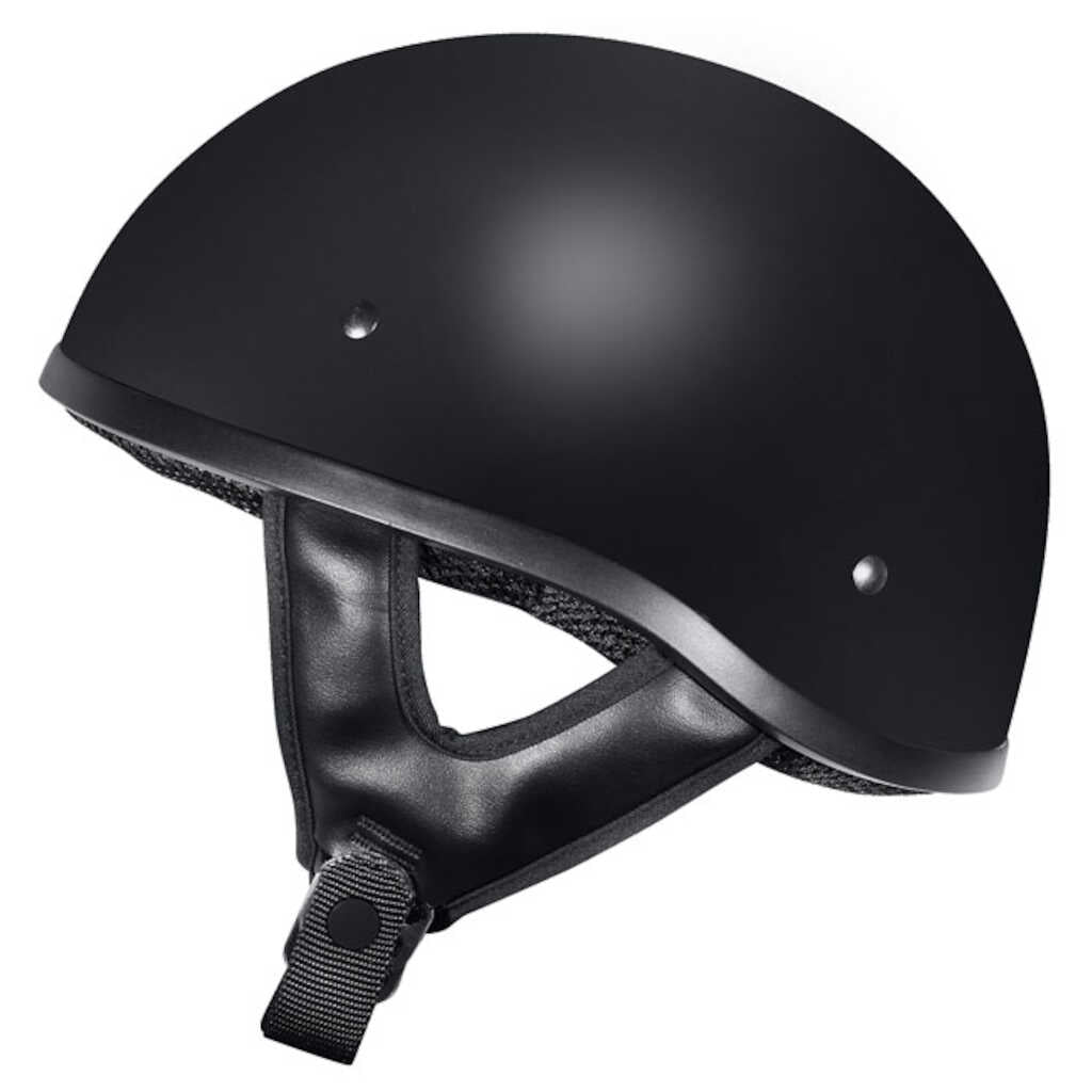 M2R Rebel Shorty Helmet - SEMI FLAT BLACK