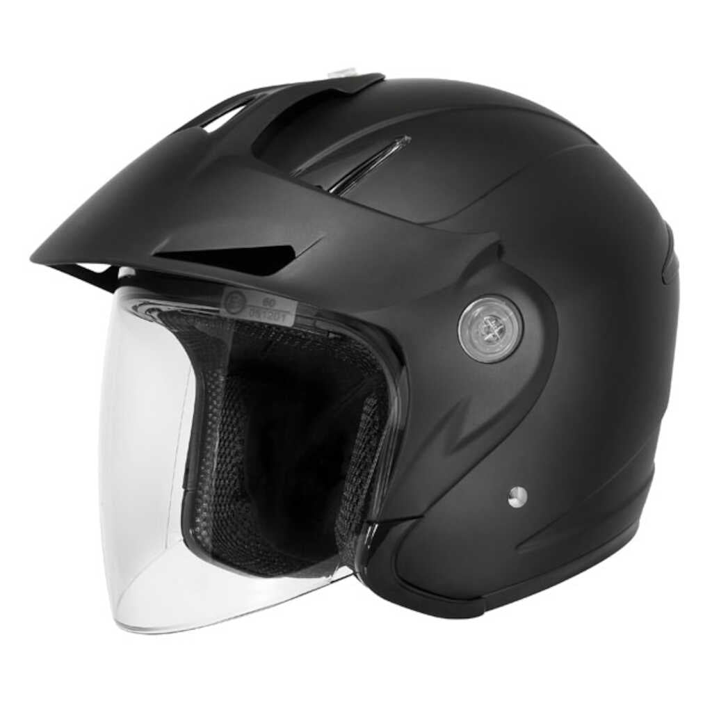 M2R Freedom J2P Helmet - MATT BLACK