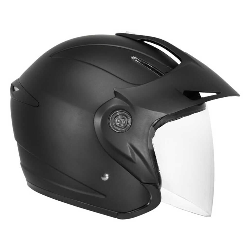 M2R Freedom J2P Helmet - MATT BLACK