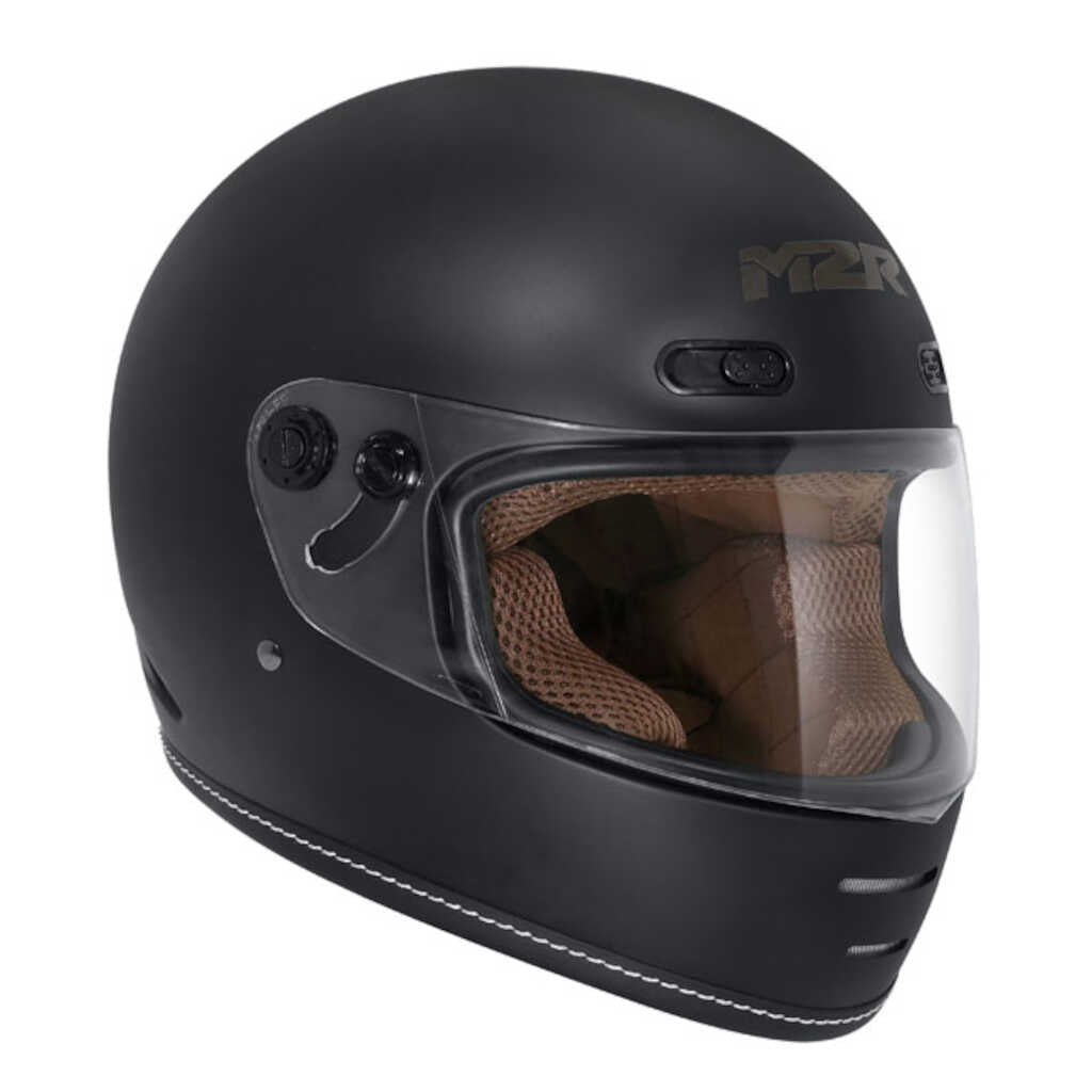 M2R Bolster F-9 Helmet - MATT BLACK