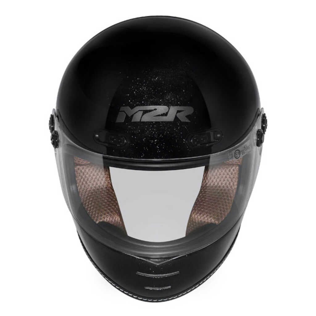 M2R Bolster F-9 Helmet - MET BLACK