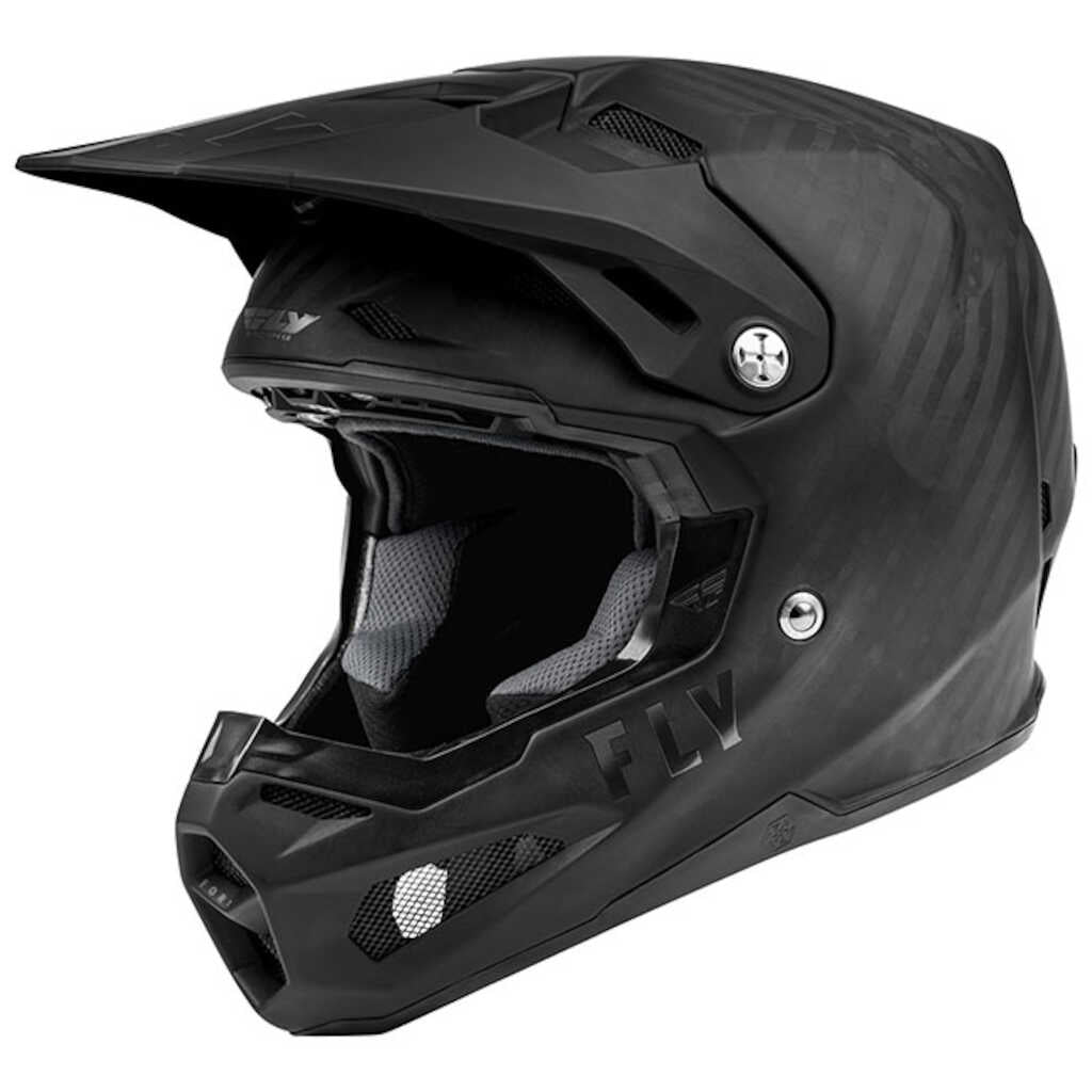 Fly Racing Formula Carbon Helmet - MT.BLACK CARBON