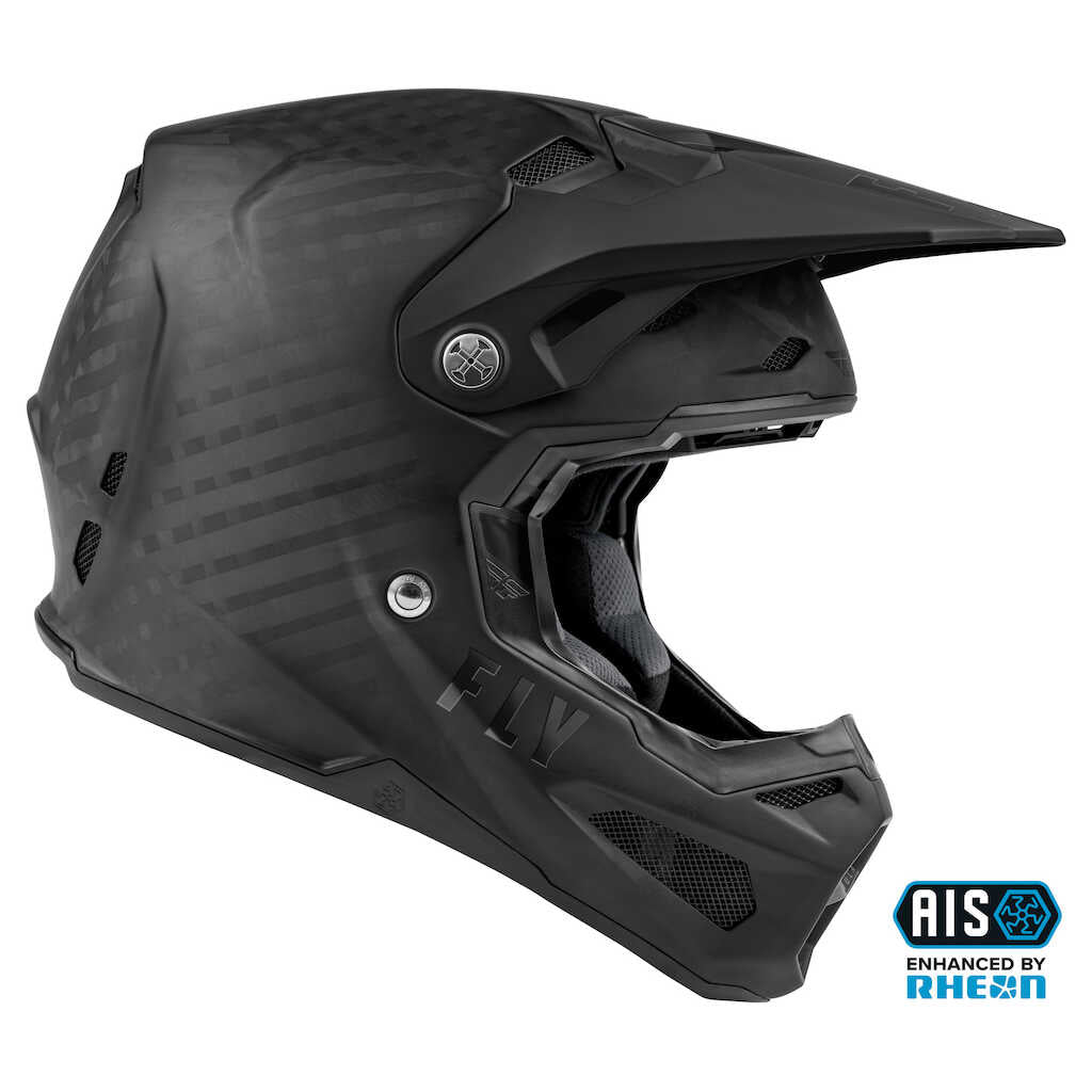 Fly Racing Formula Carbon Helmet - MT.BLACK CARBON