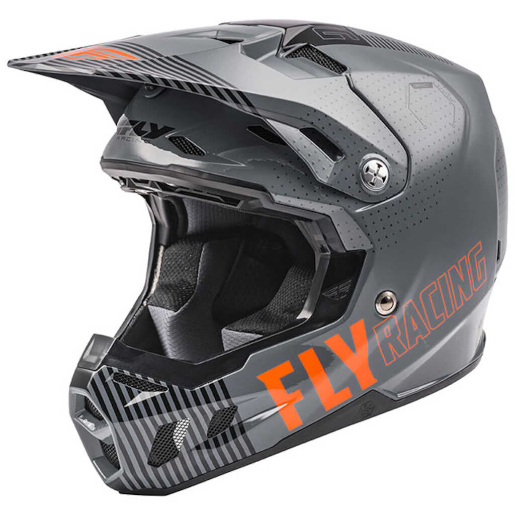 Fly Racing Formula CC Helmet - PRIMARY GRY ORG