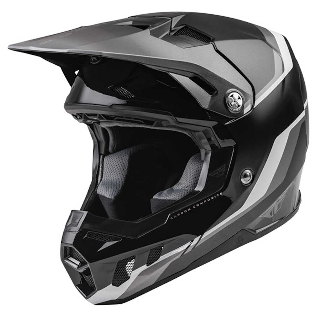 Fly Racing Formula CC Helmet - DRIVER BK CH WH