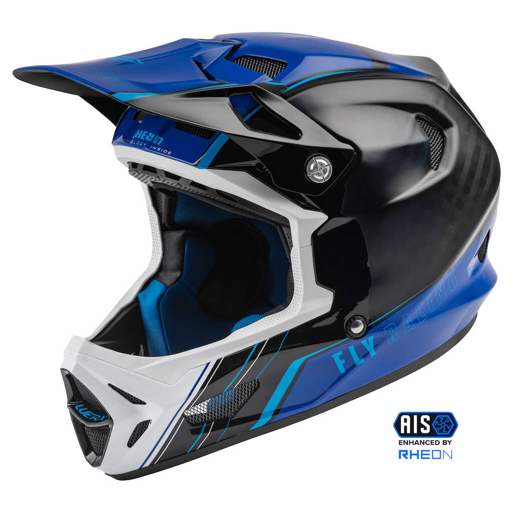 Fly Racing Werx-R MTB Helmet - BLU CARBON