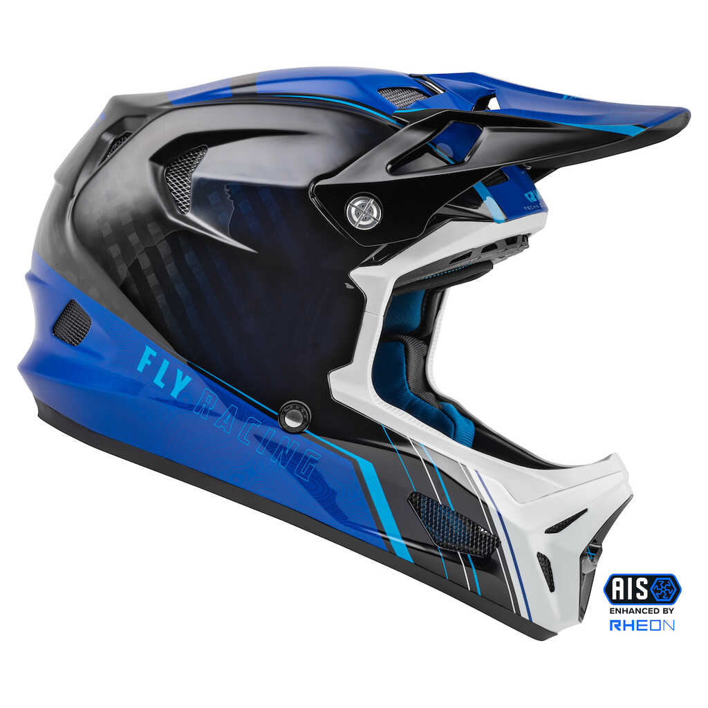 Fly Racing Werx-R MTB Helmet - BLU CARBON