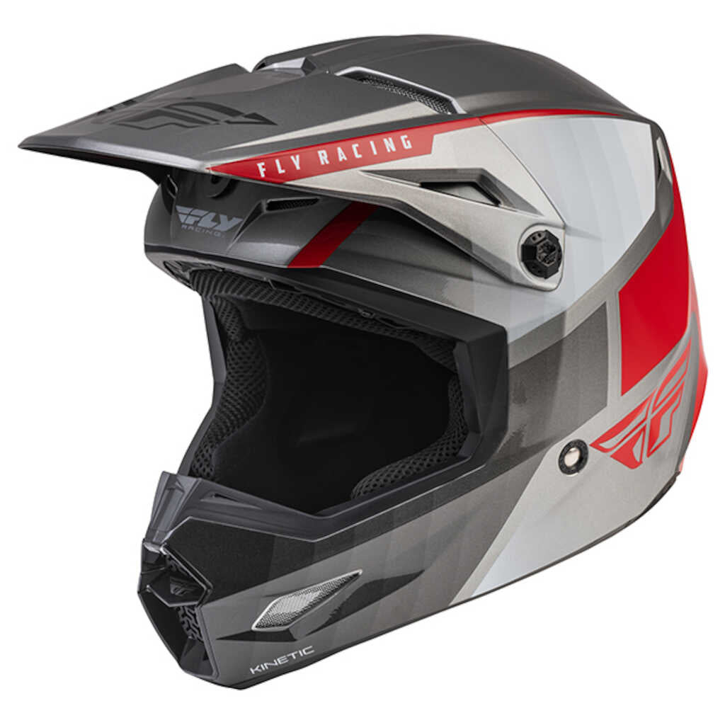 Fly Racing Kinetic Helmet - DRIFT CHR GY RD