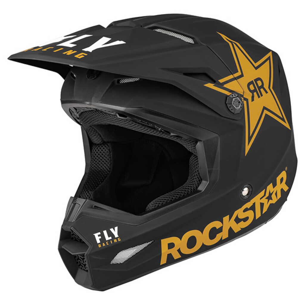 Fly Racing Kinetic Helmet - RSTAR BLK GLD