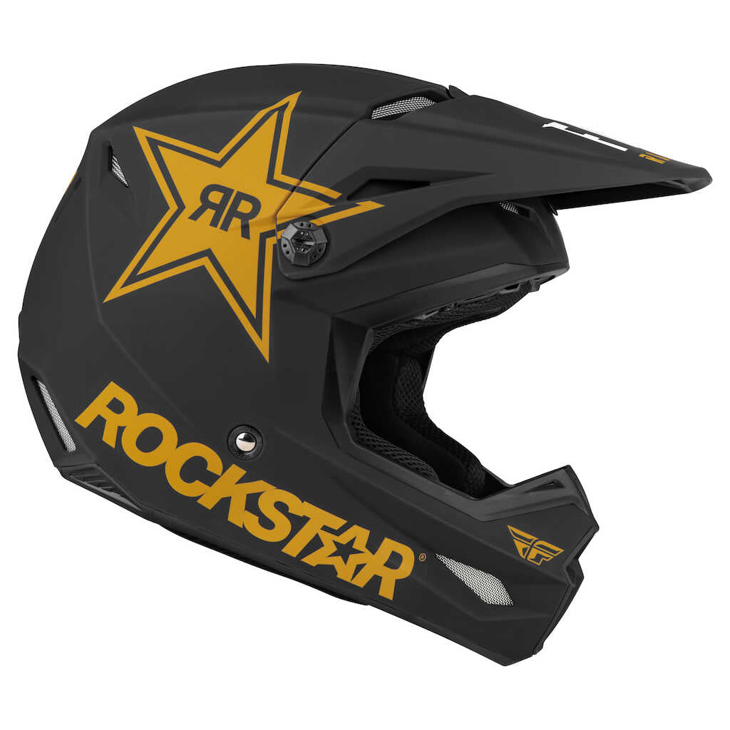 Fly Racing Kinetic Helmet - RSTAR BLK GLD