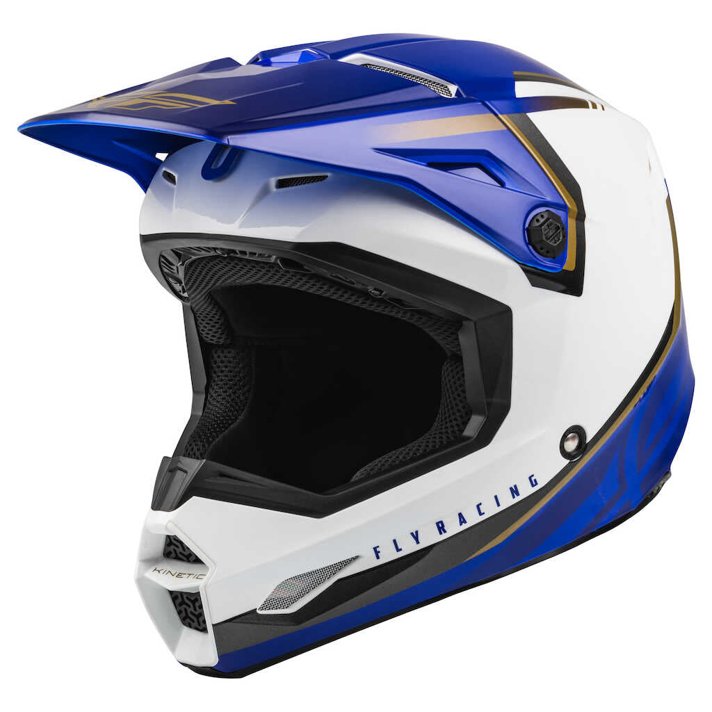 Fly Racing Kinetic Helmet - VISION WHT BLU